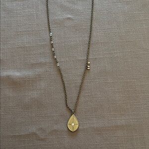 Silpada Gold Teardrop Necklace